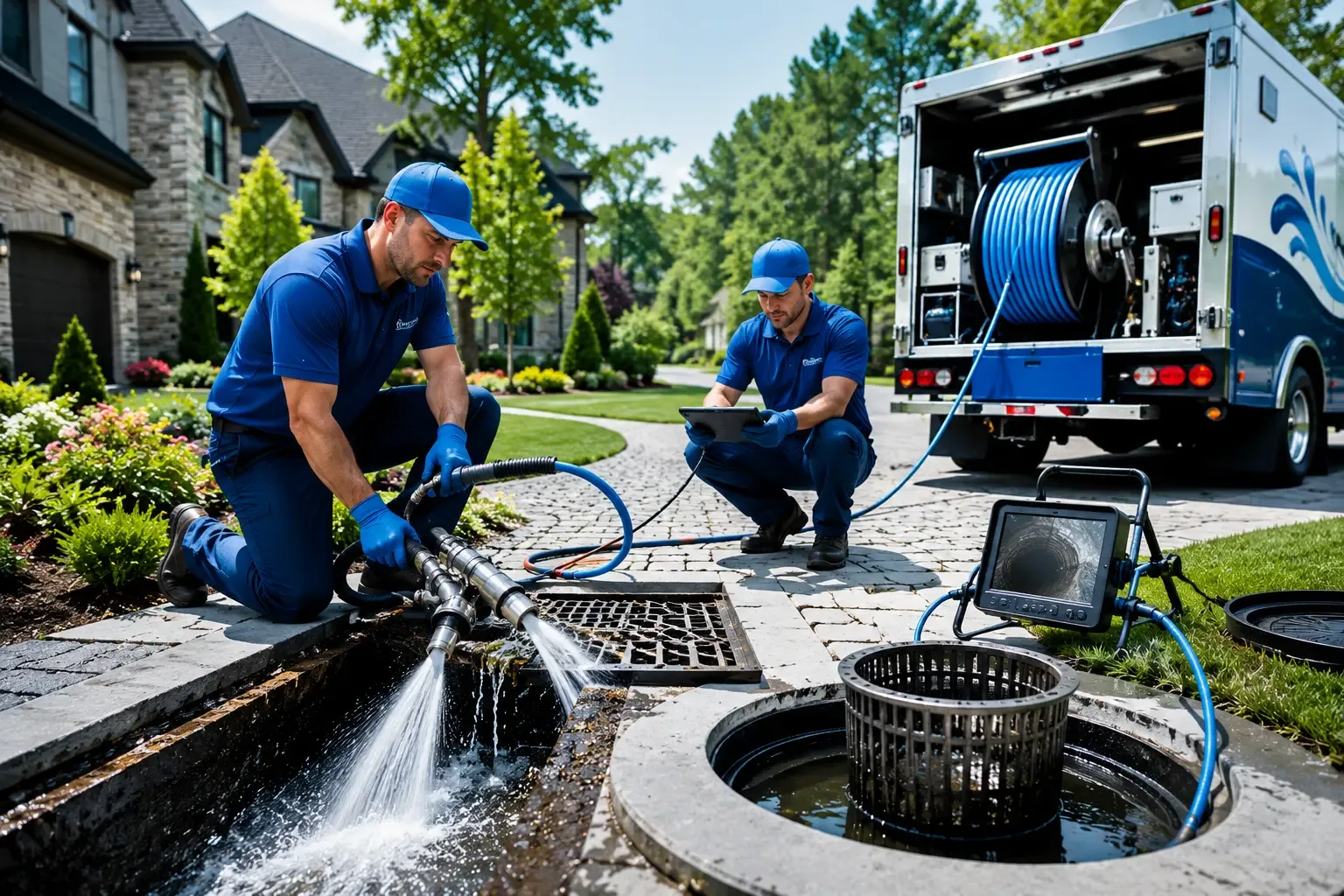 Local outdoor drain cleaning professionals in Goetzville, MI